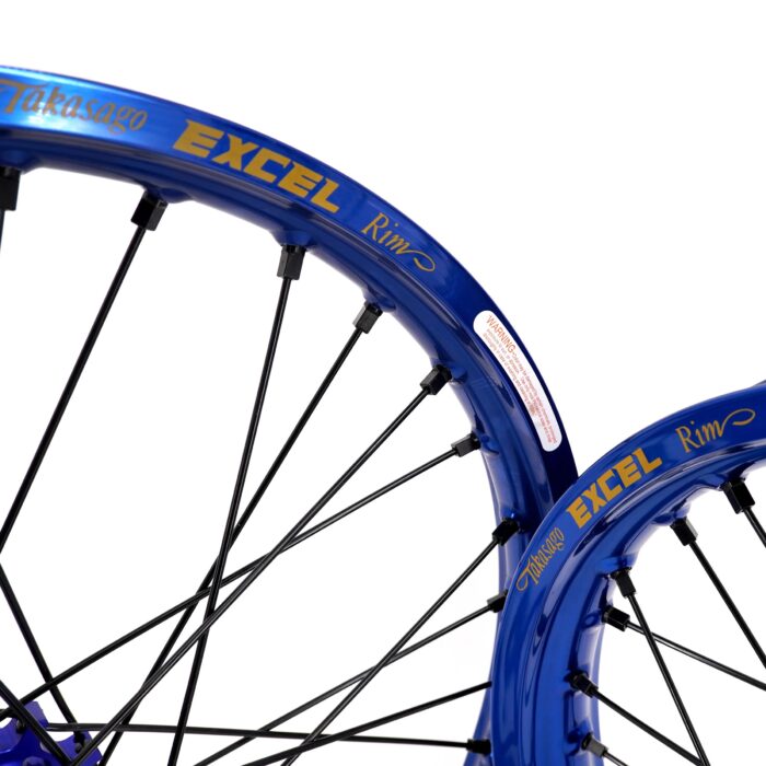 KKE 19/16" EXCEL Rims Wheel Set for SurRon Light Bee-X (Blue) - Image 4