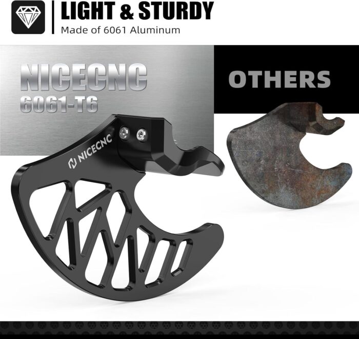 Front Brake Caliper Disc Cover for SurRon & Segway X160/X260 – Black - Image 6