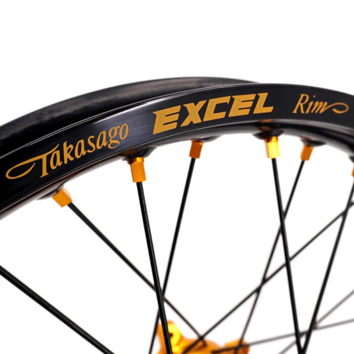 KKE 21/18" EXCEL Wheels – Ultra Bee (Gold Nipples) - Image 2