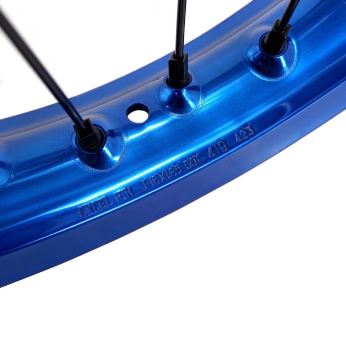 KKE 19/16" EXCEL Rims Wheel Set for SurRon Light Bee-X (Blue) - Image 5