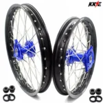 KKE 19/16” Dirt Bike Wheels for YZ80/YZ85 (Blue Nipple) - Image 5