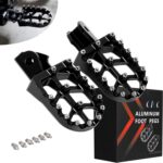 JFG RACING CNC Foot Pegs for SurRon Light Bee X & Dirt Bikes – Black - Image 2