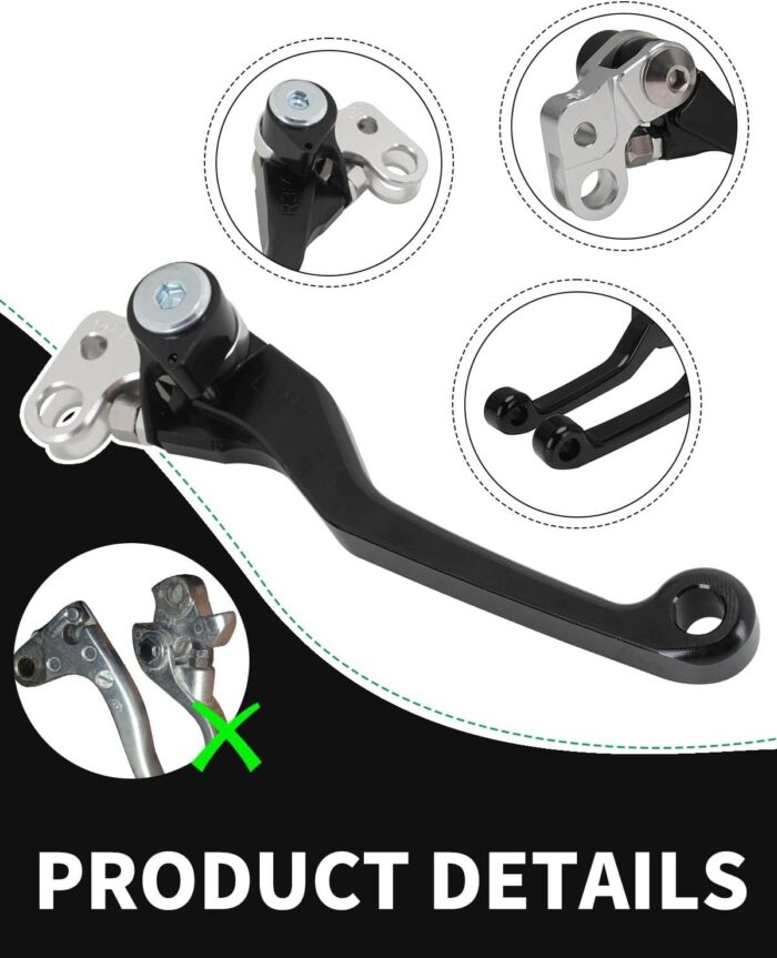 JFG RACING Foldable Brake Levers for SurRon Light Bee & Segway X - Image 5